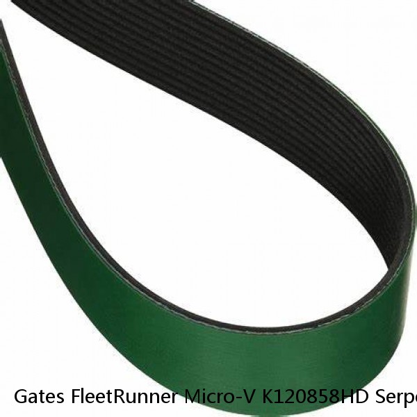 Gates FleetRunner Micro-V K120858HD Serpentine Belt for 12K858 12K858HDV at