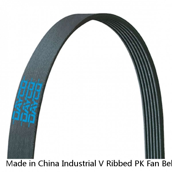 Made in China Industrial V Ribbed PK Fan Belt Timing Belt 6pk 8pk 10pk Black Rubber belts With ISO/TS16949