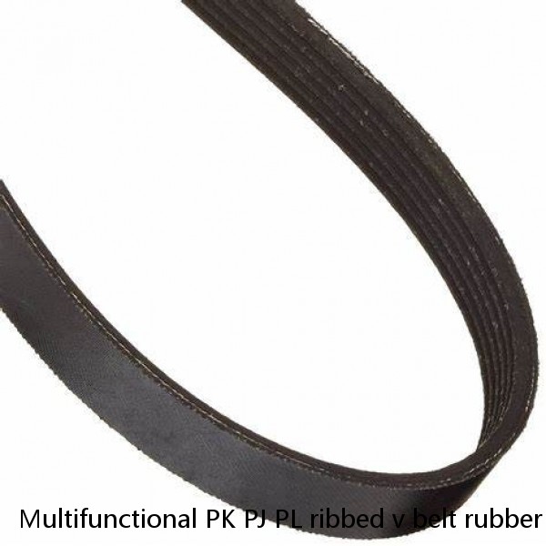 Multifunctional PK PJ PL ribbed v belt rubber pk belt 3pk,4pk,5pk,6pk,7pk with ISO9001 certificate